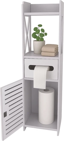 Toiletpapirdispenser med udtræksåbning