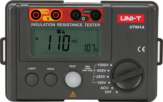 Isolationsmodstandstester UNI‑T UT501A
