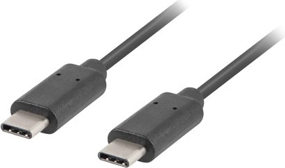 USB-C til USB-C 2.0-kabel, 1 m, sort