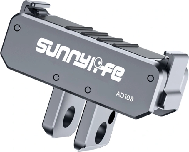 Sunnylife aluminiums dobbeltsidede magnetiske monteringsadapter til Osmo Nano og Osmo Action 6