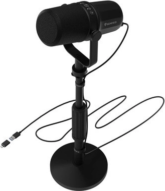 Genesis Radium 750D dynamisk gamingmikrofon USB/XLR med bordstativ