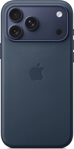 Tekstilcover TechWoven med MagSafe til iPhone 17 Pro Max – blå