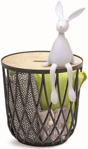 Aftageligt trælåg for nem adgang