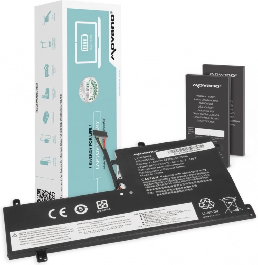 Batteri til bærbar Lenovo Legion Y530/Y730/Y7000 Movano 55 Wh (4750 mAh)