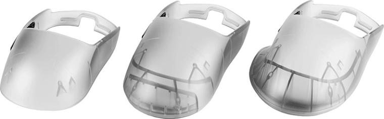 Tre udskiftelige topcovers for perfekt greb