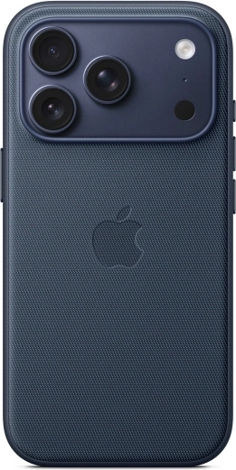Tekstilhylster TechWoven med MagSafe til iPhone 17 Pro – blå