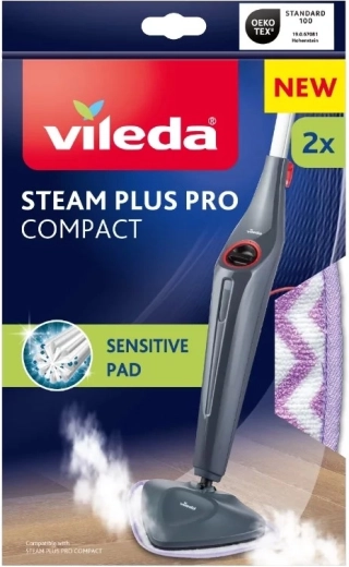 Vileda Steam Plus Pro Sensitive udskiftningsbetræk til dampmoppe - 1 stk.