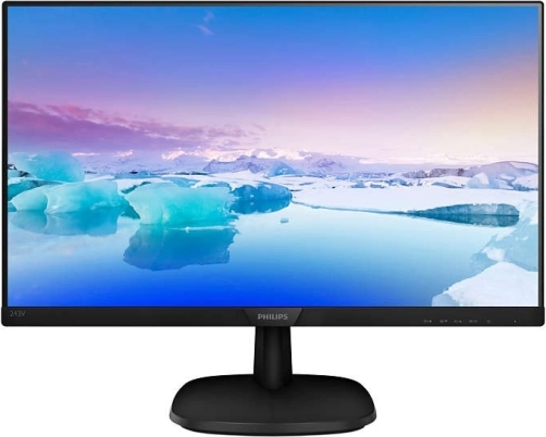 Skærm 23,8" IPS med HDMI og DisplayPort, højttalere