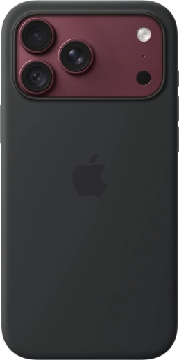 Apple-silikonecover med MagSafe til iPhone 18 Pro Max, sort