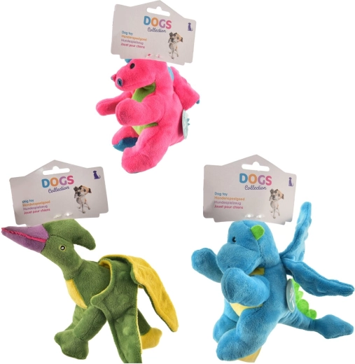 Plyslegetøj til hund Dino (mix variant)