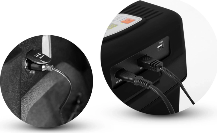 Smart strømforsyning 12 V og 230 V + USB til opladning