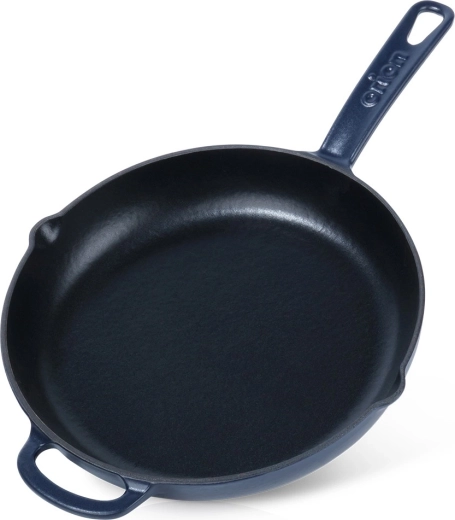 Emaljeret støbejernspande 26 cm