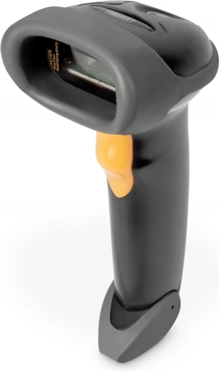 Kablet 1D-stregkodelæser med USB-RJ45-kabel og holder