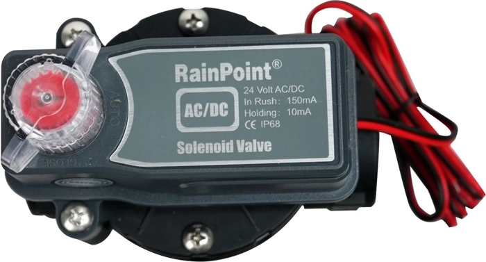 Elektronisk vandingsventil 1" RAINPOINT 24 V AC/DC, IP68