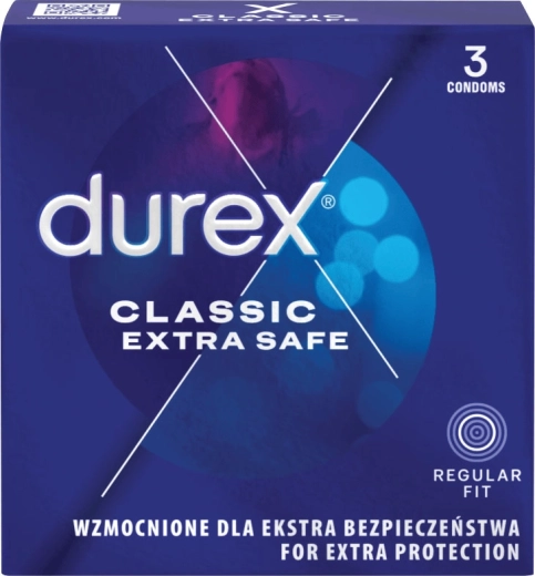 Durex kondomer Extra Safe 3 stk.