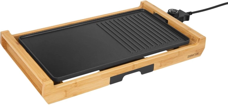 Elektrisk bordgrill SENCOR med bambusramme