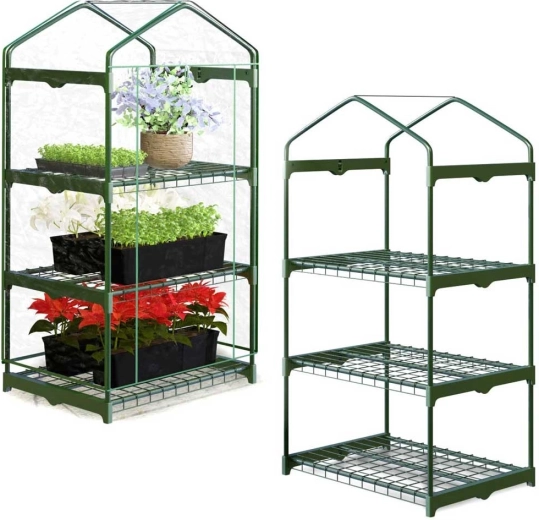 Tre niveauer til flere planter på lidt plads