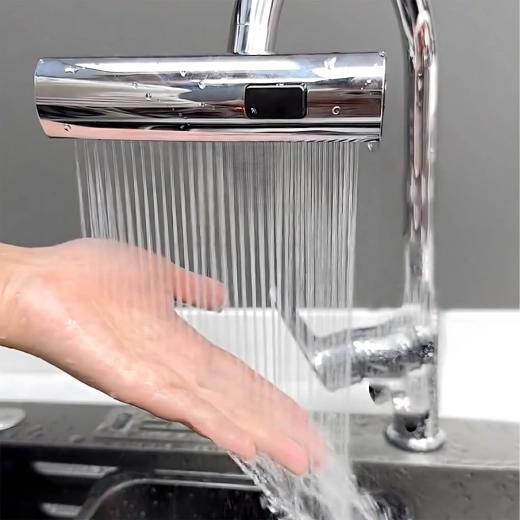 Sparsom perlator med jævn vandstrøm