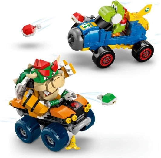 Bowsers ATV og Yoshis Mach 8