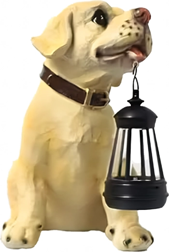 Realistisk hundefigur som designaccent