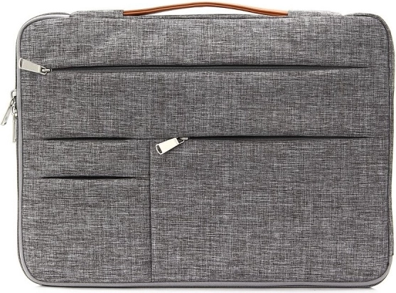 Umax etui til 12″ laptop – grå tekstil