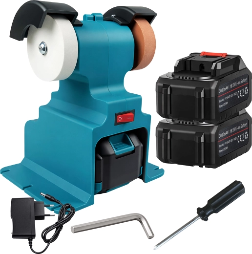 Komplet sæt med 2× batterier og oplader