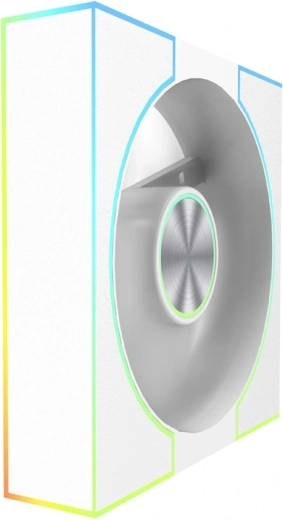 Ventilator DarkFlash DM8 LINE med PWM og ARGB, hvid