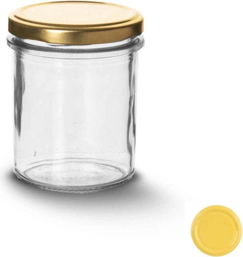 Henkogningsglas med låg, mix 0,2 l
