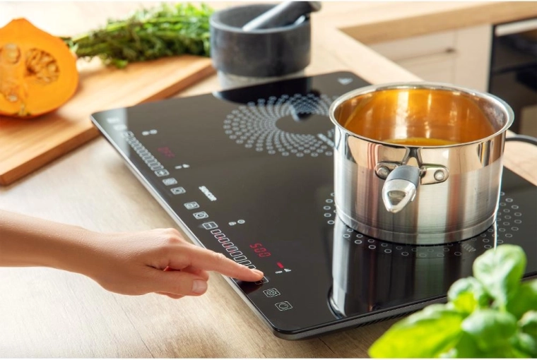 Touch-betjening med slider