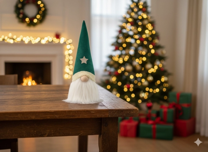 Stabil dekoration til bord og hylde