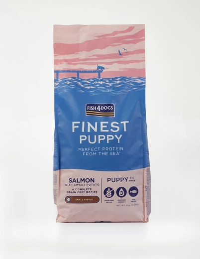 Fish4Dogs Finest små foderpiller til hvalpe med laks og søde kartofler 6 kg