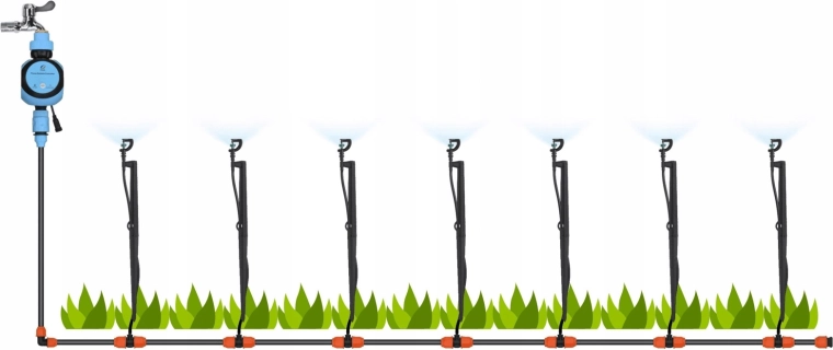 Automatisk og jævn vanding