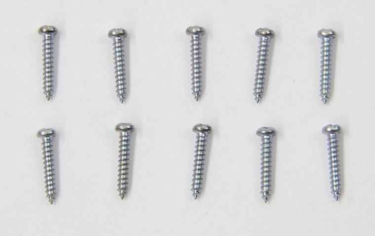 Selvborende pladeskruer M2,2 × 13 mm, 10 stk.