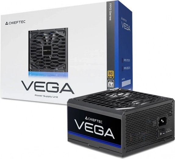 Chieftec Vega 750W ATX 3.1 80 PLUS Gold strømforsyning