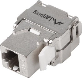 Keystone-modul RJ45 Cat6 FTP uden værktøj 180° - 1 stk.