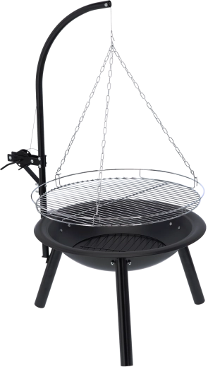 Rummelig forkromet rist 50 cm