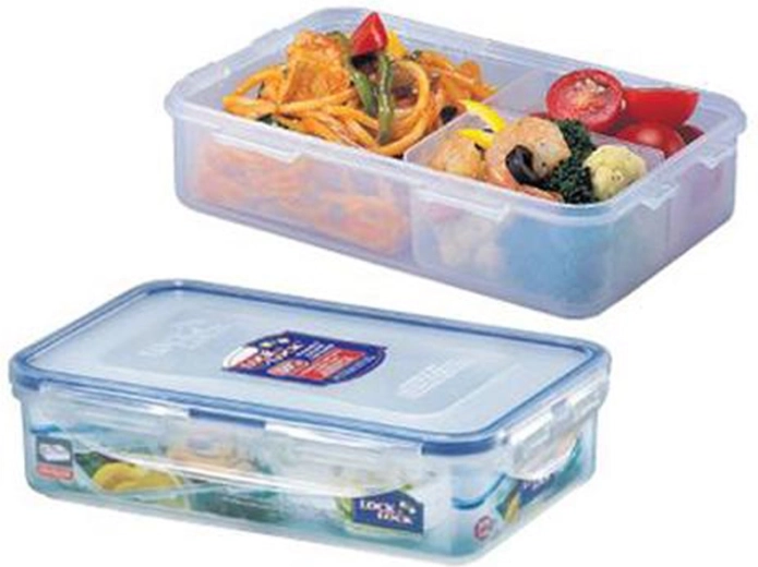 LOCKnLOCK madkasse med 3 rum 800 ml