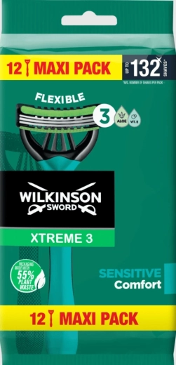 Engangsskraber Wilkinson Xtreme3 Sensitive, 12 stk.