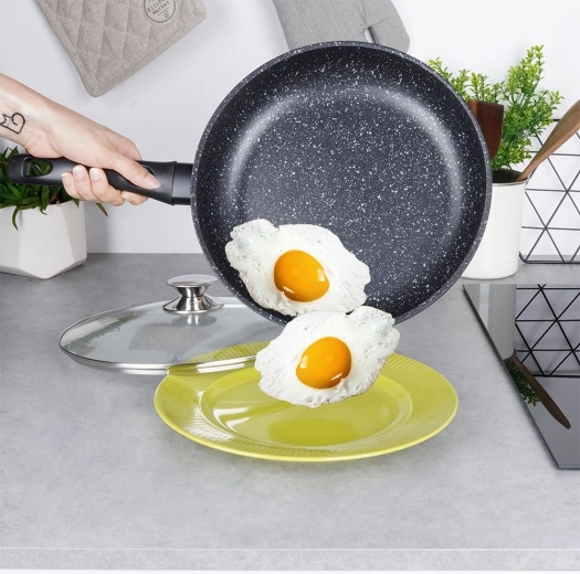 Non-stick granitoverflade for nem madlavning