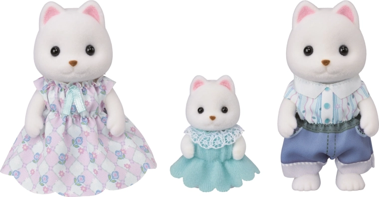 Sylvanian Families – Pomeranian-hundefamilie, trio