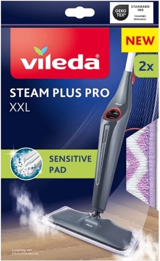 Vileda betræk til dampmoppe Steam Plus Pro XXL Sensitive - 1 stk.