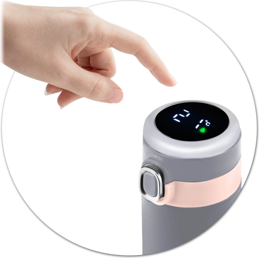 Berøringsfølsomt termometer i låget