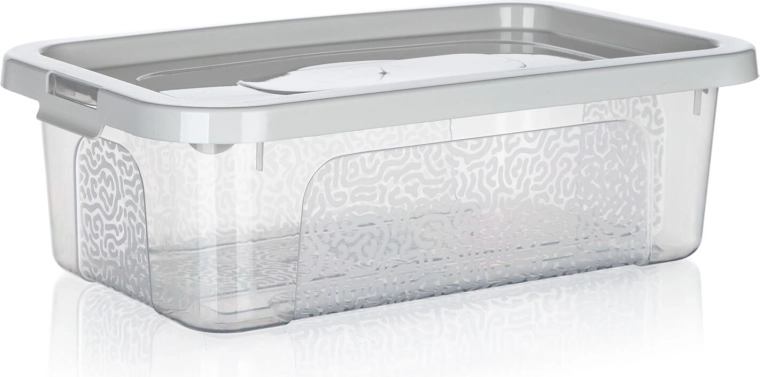 Opbevaringsboks Multibox 4,5 l med låg og clips, 32 × 19 × 10 cm
