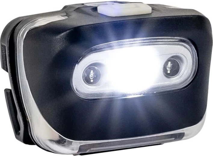 Kraftig hvid lyskegle op til 100 meter