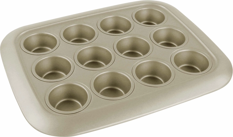 Kitchisimo muffinforme 12 stk. guld 29 × 23 × 3 cm