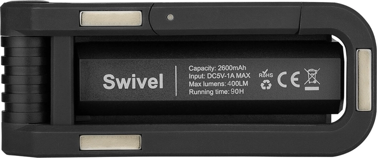 Magnetisk, 180° drejelig stander