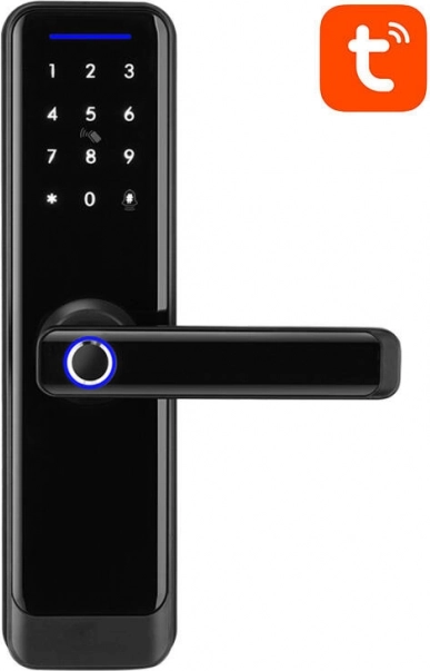 Smart digital lås Avatto ZigBee sort