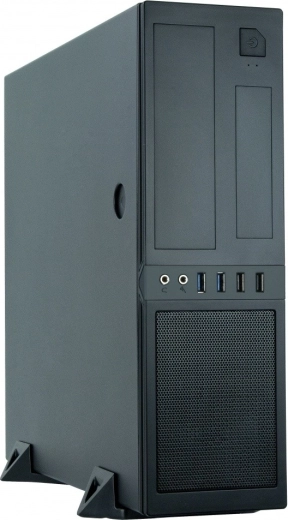 Kompakt sort mATX-computerkabinet