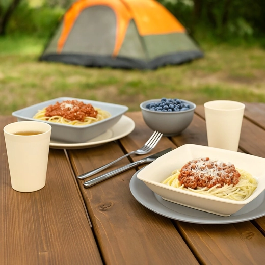 Ideel til rejser, picnic og camping