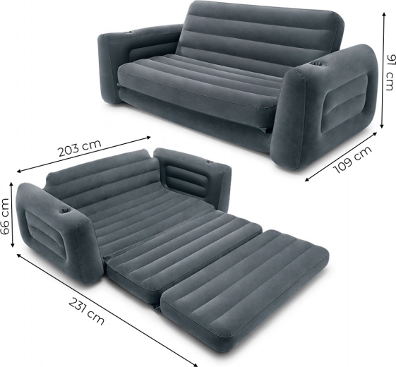 Sofa og seng i ét